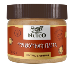 NUTCO Фундучная натуральная паста 300 гр